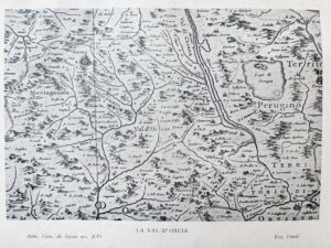 Mappa storica Val d'Orcia